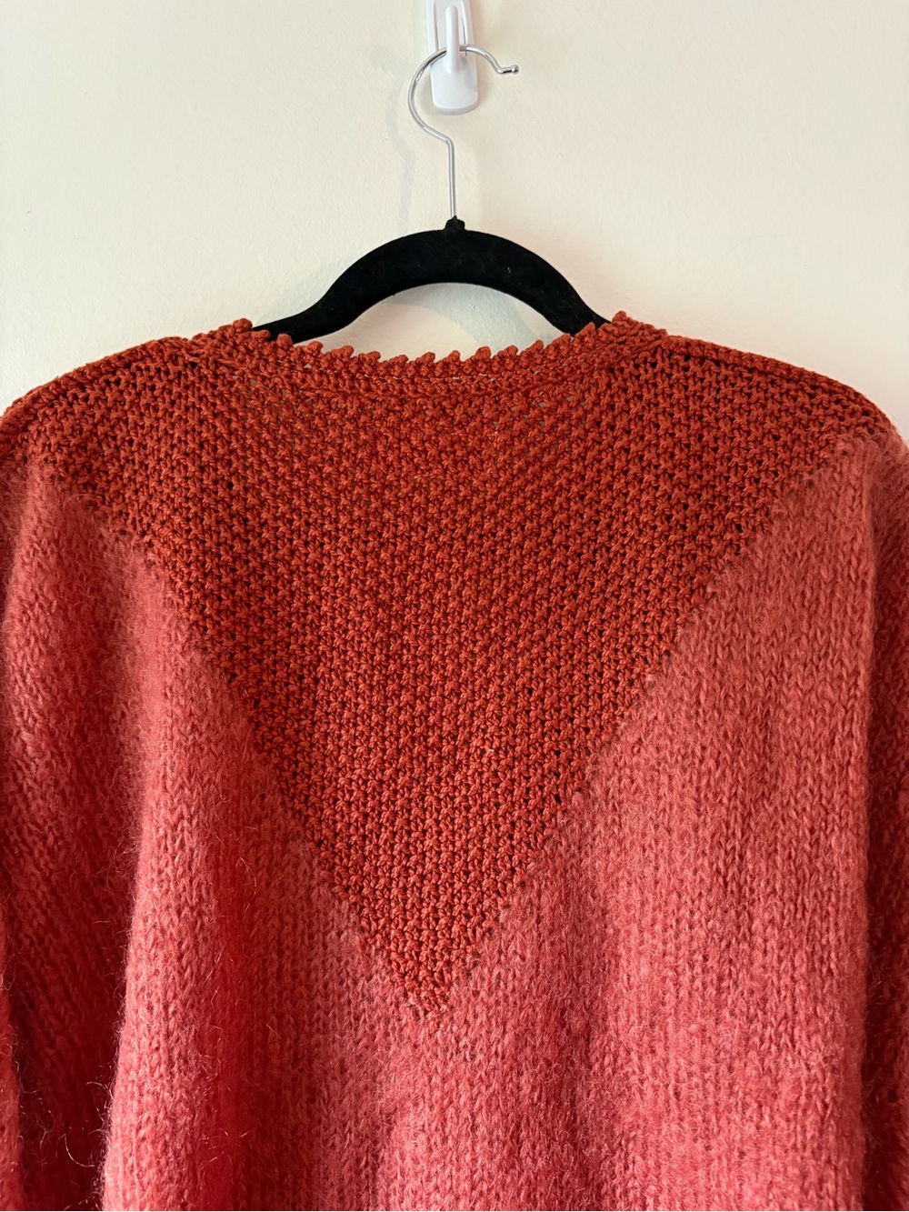 Hand Knit Sweater Dramatic Bishop Sleeve